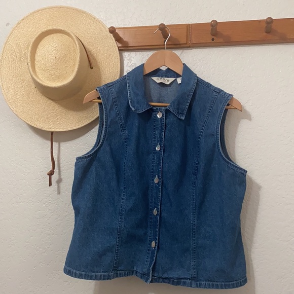 Orvis Tops - Orvis denim button down vest